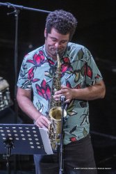 Cormons, 22-10-2021 - JAZZ&WINE OF PEACE 2021 - Circolo Culturale  Controtempo -  Teatro Comunale di Cormons - LINDA MAY HAN OH 4tet - Linda May Han Oh: acoustic and electric bass – Fabian Almazan: piano, electronics - Greg Ward: alto sax – Ziv Ravitz: drums - Foto © 2021 Luciano Rossetti / Phocus Agency