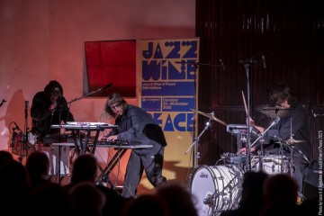 Maria Chiara Argirò: voice, synth, sampler, effects - Jake Burgess: guitar, voice, synth - Riccardo Chiaberta: drums, electronics, bass synth