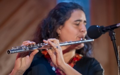 Naïssam Jalal: flute, voice, ney, compositions - Claude Tchamitchian: double bass