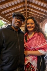 Naïssam Jalal: flute, voice, ney, compositions - Claude Tchamitchian: double bass