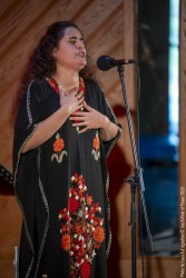 Naïssam Jalal: flute, voice, ney, compositions - Claude Tchamitchian: double bass