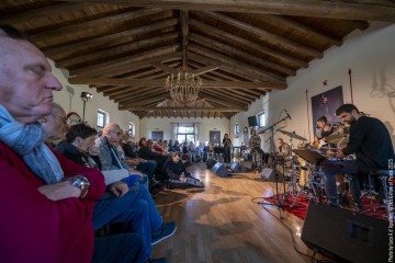 “Senseless Acts of Love” Rosa Brunello: electric and double bass - Yazz Ahmed: trumpet - Tamar Osborn: baritone sax, flute - Enrico Terragnoli: guitars - Marco Frattini: drums