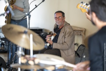 “Senseless Acts of Love” Rosa Brunello: electric and double bass - Yazz Ahmed: trumpet - Tamar Osborn: baritone sax, flute - Enrico Terragnoli: guitars - Marco Frattini: drums