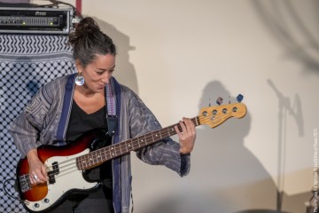 “Senseless Acts of Love” Rosa Brunello: electric and double bass - Yazz Ahmed: trumpet - Tamar Osborn: baritone sax, flute - Enrico Terragnoli: guitars - Marco Frattini: drums