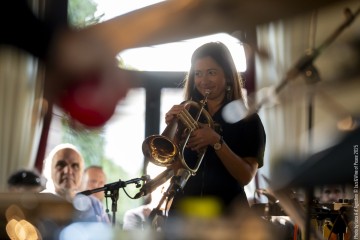 “Senseless Acts of Love” Rosa Brunello: electric and double bass - Yazz Ahmed: trumpet - Tamar Osborn: baritone sax, flute - Enrico Terragnoli: guitars - Marco Frattini: drums
