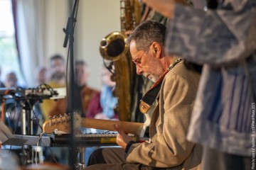 “Senseless Acts of Love” Rosa Brunello: electric and double bass - Yazz Ahmed: trumpet - Tamar Osborn: baritone sax, flute - Enrico Terragnoli: guitars - Marco Frattini: drums