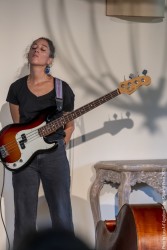 “Senseless Acts of Love” Rosa Brunello: electric and double bass - Yazz Ahmed: trumpet - Tamar Osborn: baritone sax, flute - Enrico Terragnoli: guitars - Marco Frattini: drums