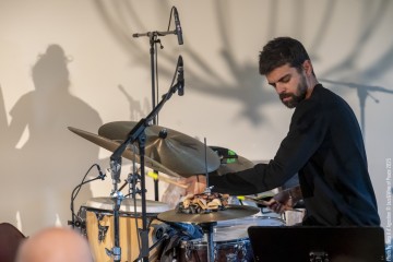 “Senseless Acts of Love” Rosa Brunello: electric and double bass - Yazz Ahmed: trumpet - Tamar Osborn: baritone sax, flute - Enrico Terragnoli: guitars - Marco Frattini: drums