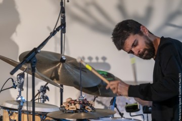 “Senseless Acts of Love” Rosa Brunello: electric and double bass - Yazz Ahmed: trumpet - Tamar Osborn: baritone sax, flute - Enrico Terragnoli: guitars - Marco Frattini: drums