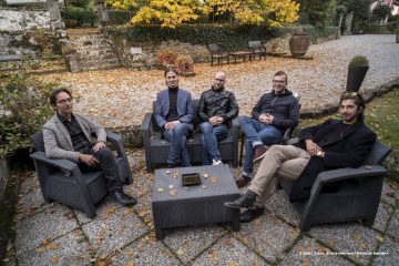 Mossa, 25-10-2021 - JAZZ&WINE OF PEACE 2021 - Circolo Culturale  Controtempo  - Villa Villa Codelli - THERE BE MONSTERS - Boštjan Simon: tenor and soprano saxophones;
Mirko Cisilino: trumpet;
Luigi Vitale: vibraphone;
Goran Krmac: tuba;
Bojan Krhlanko: drums - Foto © 2021 Luca d’Agostino / Phocus Agency