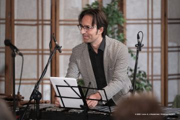 Mossa, 25-10-2021 - JAZZ&WINE OF PEACE 2021 - Circolo Culturale  Controtempo  - Villa Villa Codelli - THERE BE MONSTERS - Boštjan Simon: tenor and soprano saxophones;
Mirko Cisilino: trumpet;
Luigi Vitale: vibraphone;
Goran Krmac: tuba;
Bojan Krhlanko: drums - Foto © 2021 Luca d’Agostino / Phocus Agency