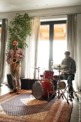 Andrej Thompson: sax - Žiga Ipavec: drums