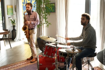 Andrej Thompson: sax - Žiga Ipavec: drums