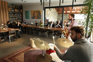 Andrej Thompson: sax - Žiga Ipavec: drums