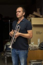 Trieste, 22/06/2022 - Auditorium Museo Revoltella - Circolo Controtempo - Le Nuove Rotte del Jazz 2022 - VICEVERSA – the music of Charles Mingus - Flavio Davanzo: tromba - Riccardo Pitacco: trombone - Gabriele De Leporini: chitarra elettrica - Giovanni Maier: contrabbasso - Francesco Vattovaz: batteria - Scuola di Jazz del Conservatorio “Giuseppe Tartini” di Trieste - Foto Luca A. d'Agostino/ Phocus Agency © 2022
