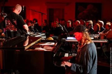 Otis Sandsjö: sax - Dan Nicholls: synths - Petter Eldh: electric bass, moog – Jamie Peet: drums
